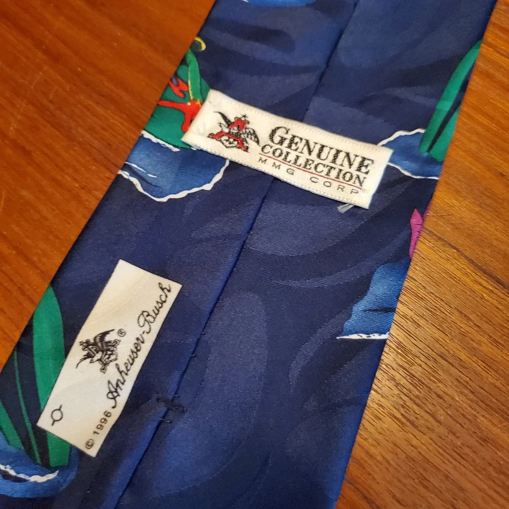 Vintage Anheuser-Busch frog tie